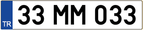 Truck License Plate